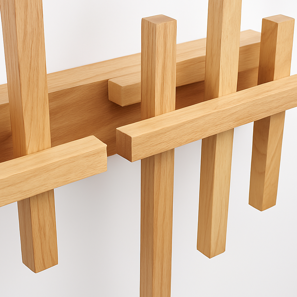 applique murale moderne en bois avec éclairage led décoratif