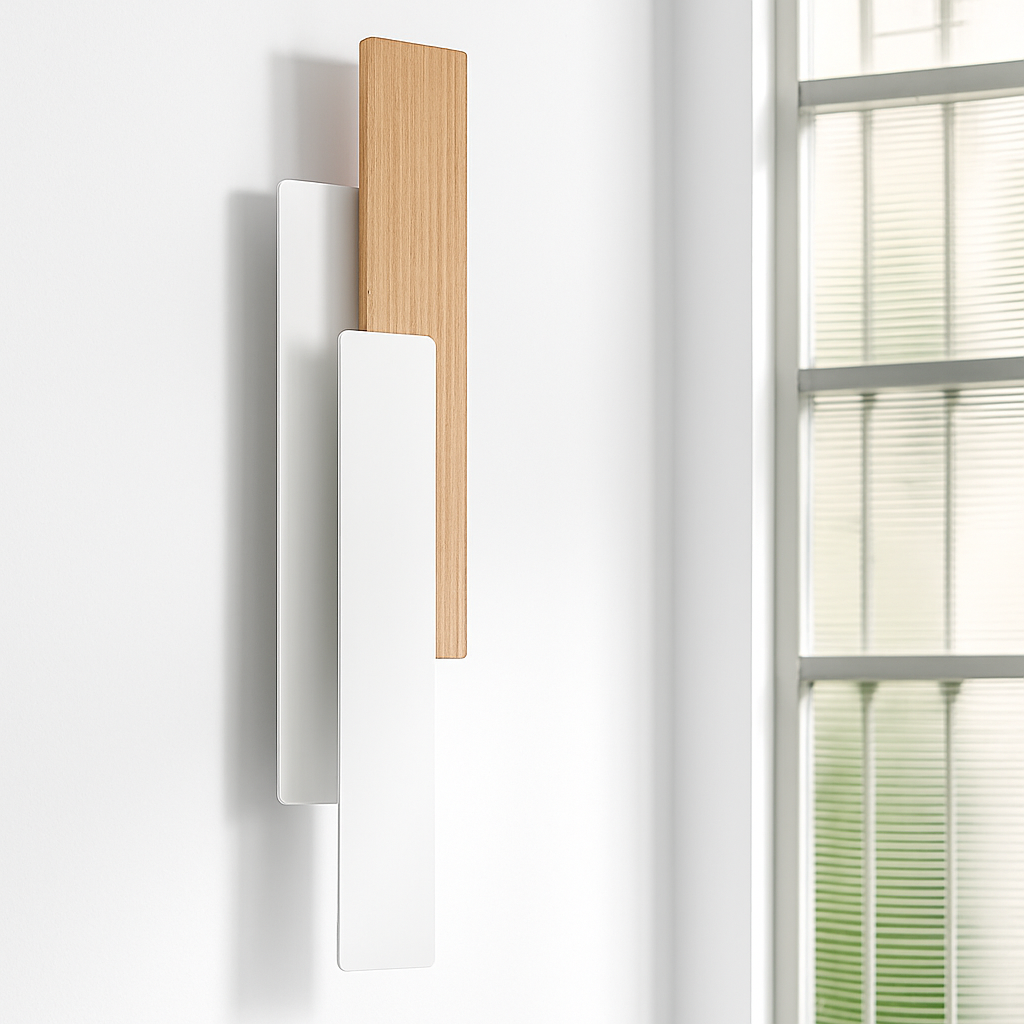 Applique murale moderne en bois naturel
