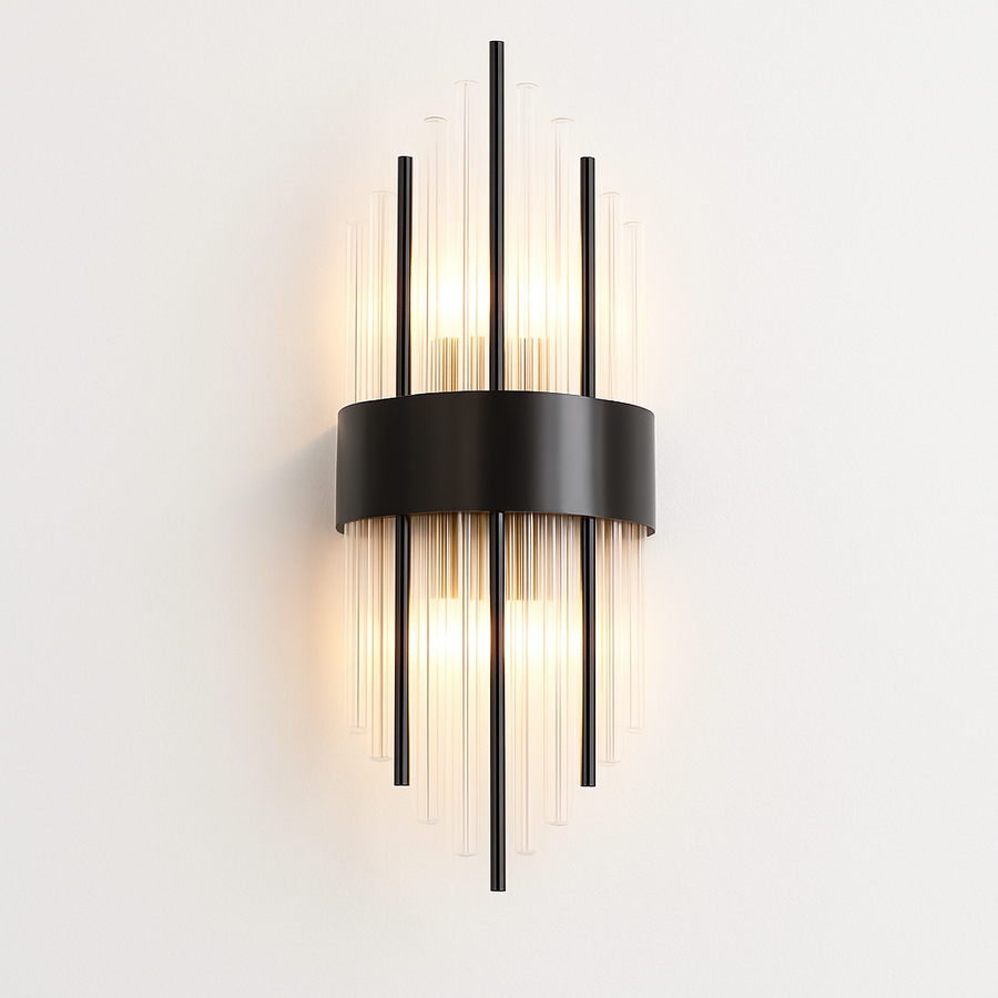 applique murale moderne en cristal éclairage intérieur décoratif design luxe