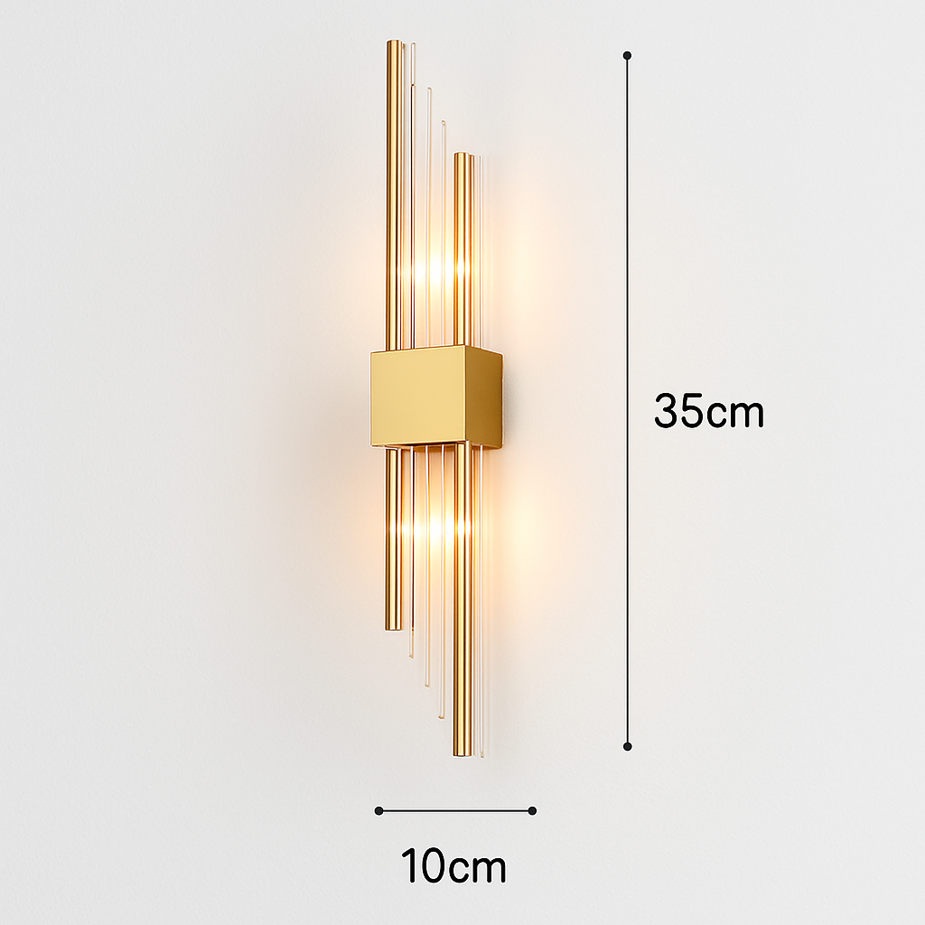 applique murale moderne en cristal éclairage intérieur décoratif design luxe