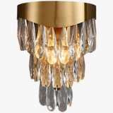 applique murale moderne en cristal de luxe décoration intérieure élégante