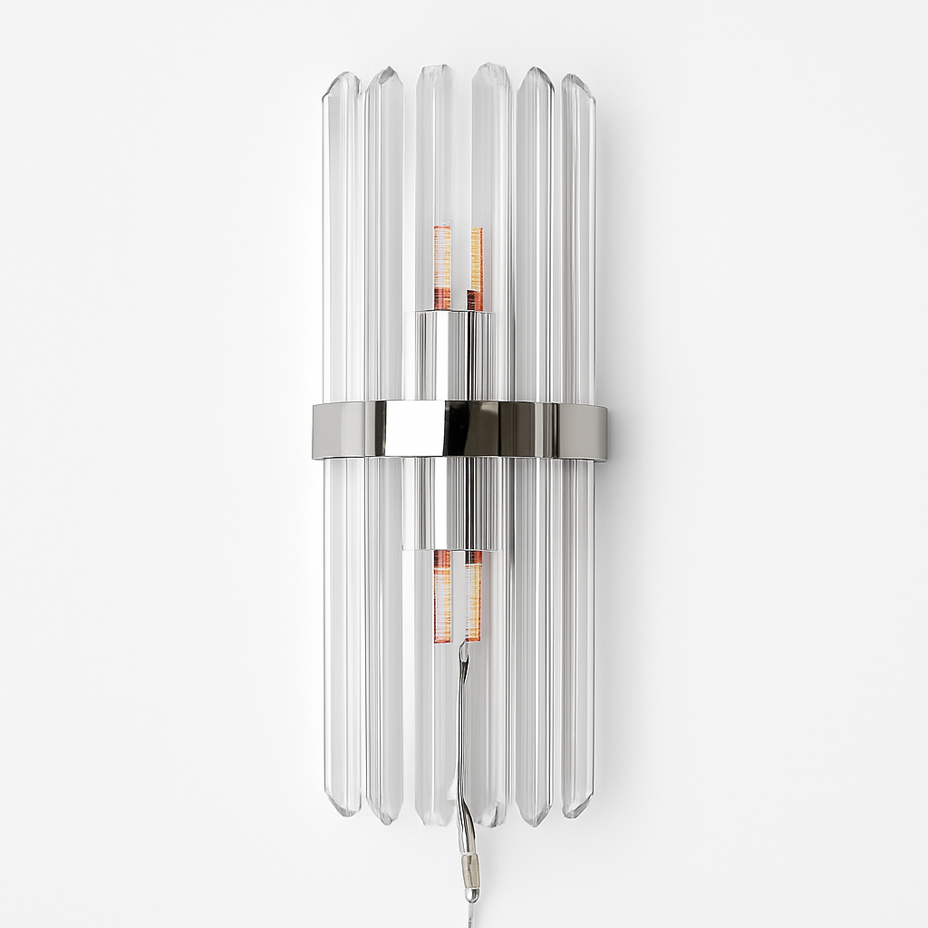 applique murale moderne en cristal de luxe led luminarias
