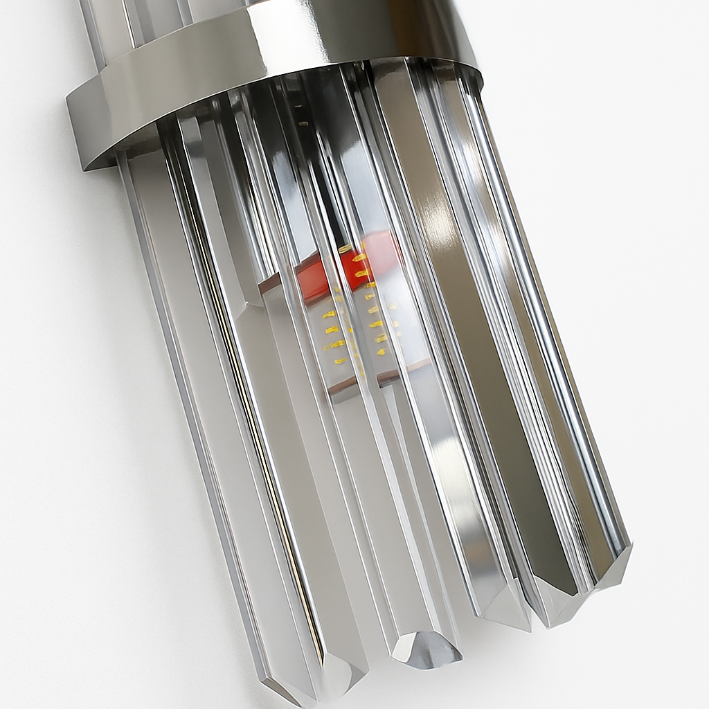 applique murale moderne en cristal de luxe led luminarias