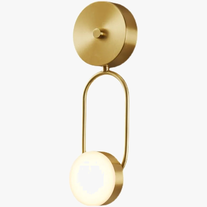 applique murale moderne en cuivre pour décoration intérieure élégante