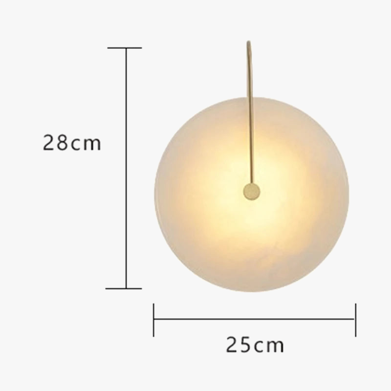 applique murale moderne en cuivre pour décoration intérieure à LED