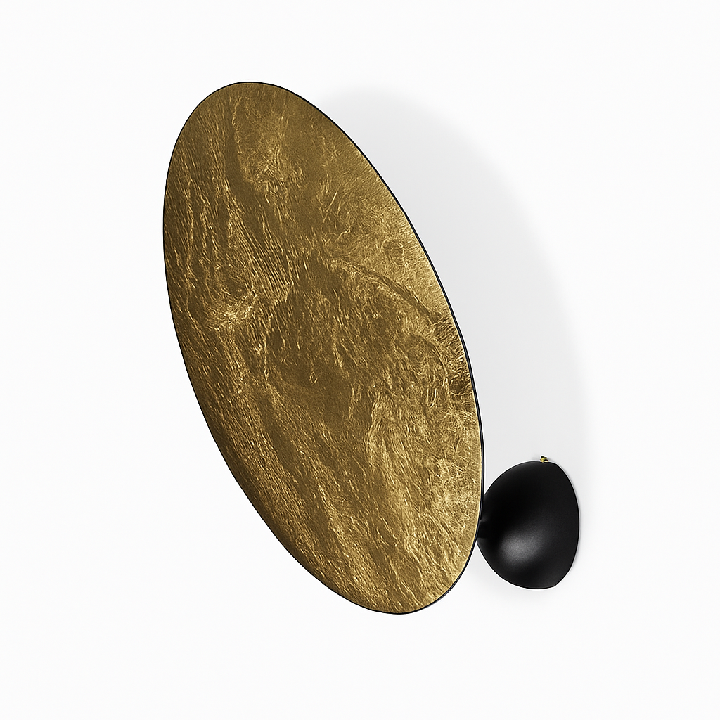 applique murale moderne en forme de lune design italien