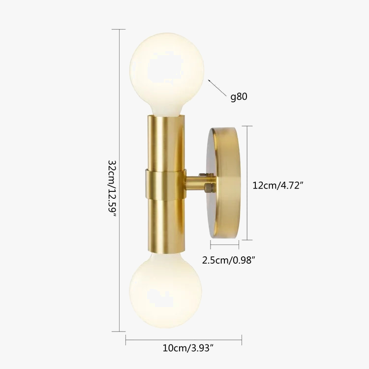 applique murale moderne en métal minimaliste pour intérieur élégant