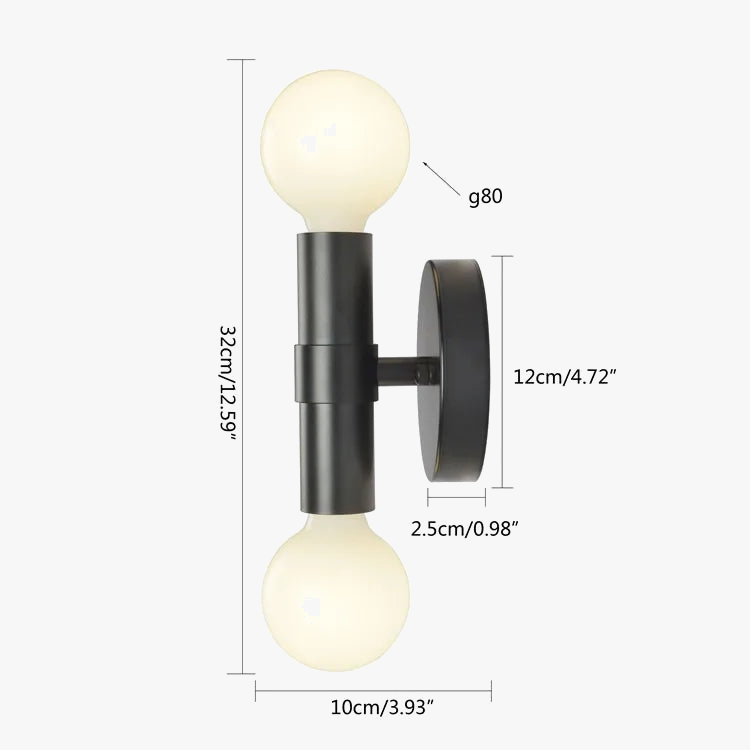 applique murale moderne en métal minimaliste pour intérieur élégant