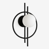 Applique murale moderne en métal rond Harlow