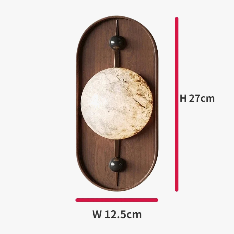 applique murale moderne en marbre de luxe pour intérieur lumineux