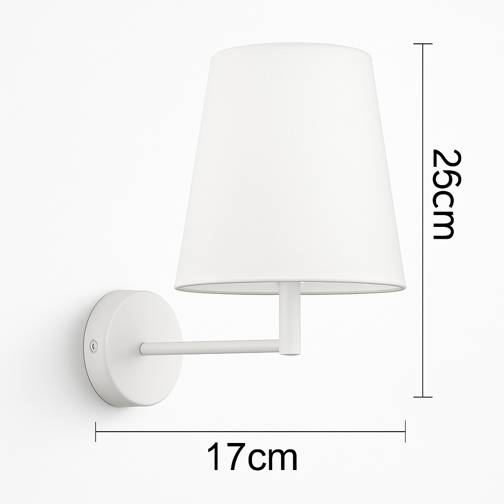 Applique murale moderne en tissu
