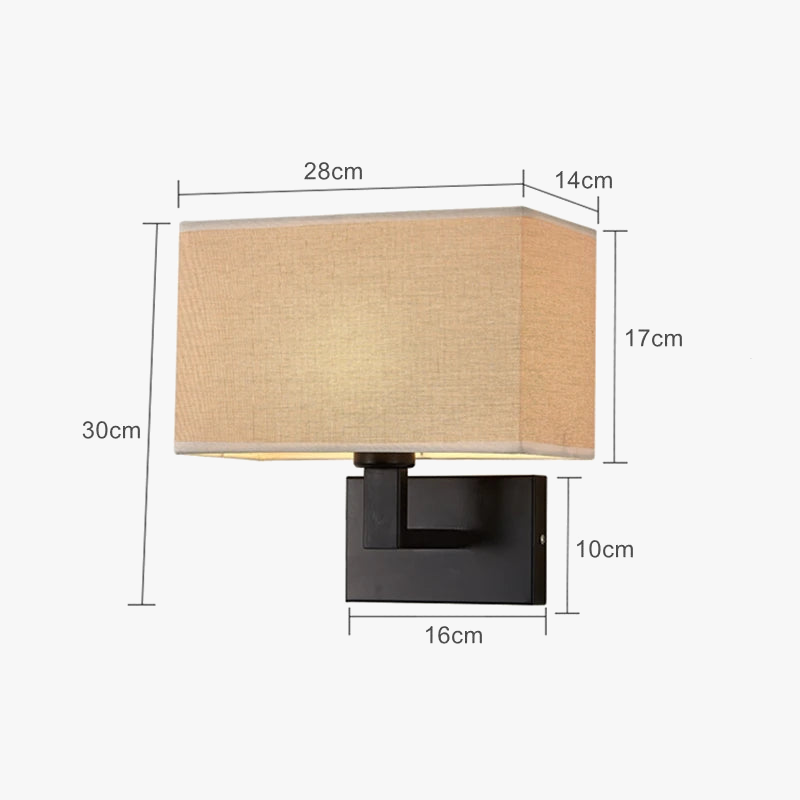 applique murale moderne en tissu style américain carré décoratif