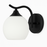 applique murale moderne en verre boule led décorative