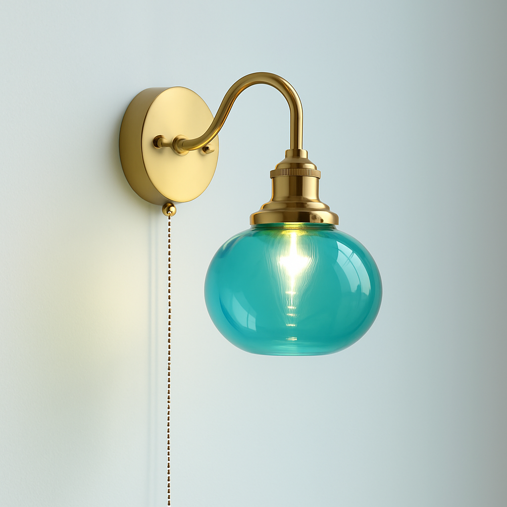 Applique murale moderne LED avec chaîne et interrupteur