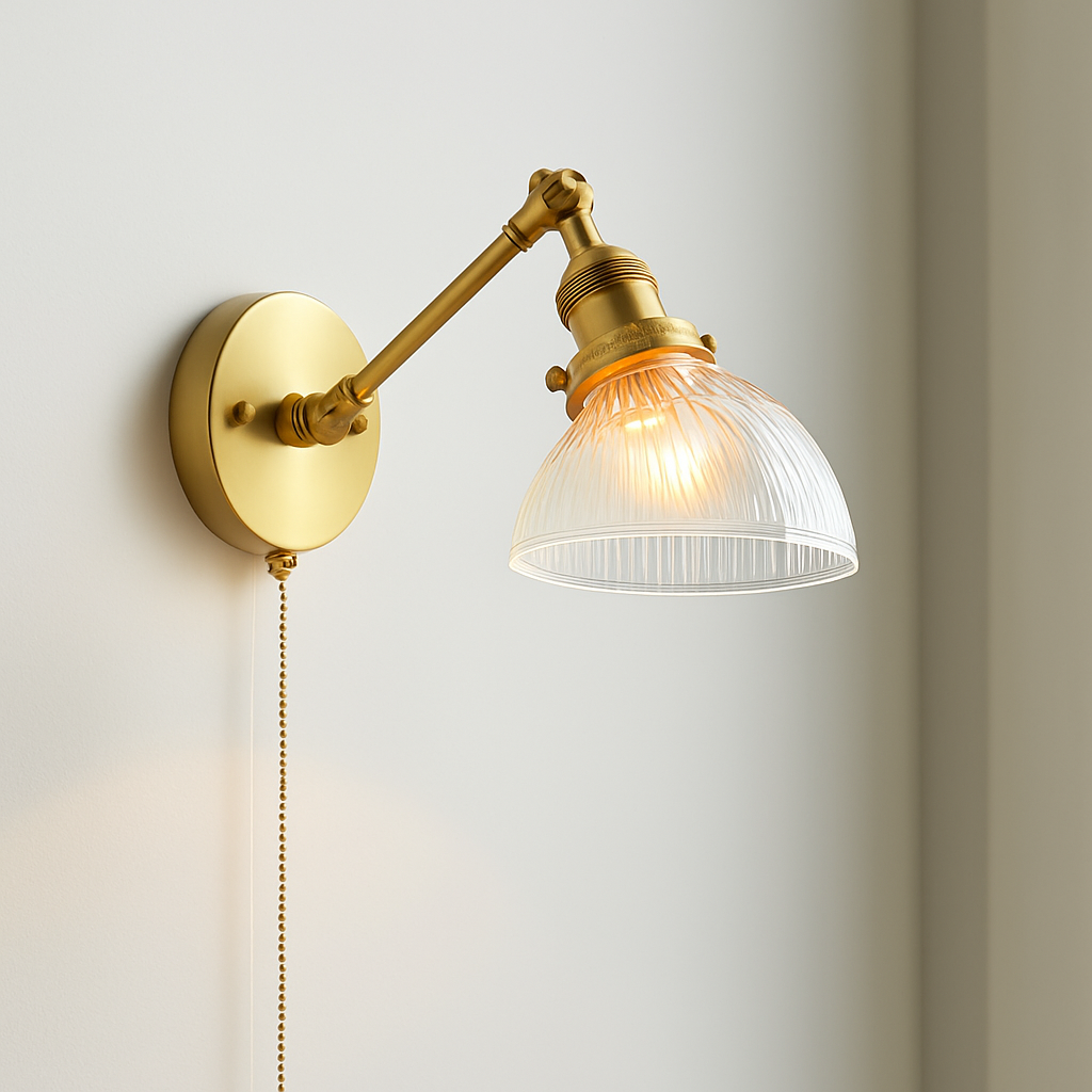 Applique murale moderne LED avec chaîne et interrupteur