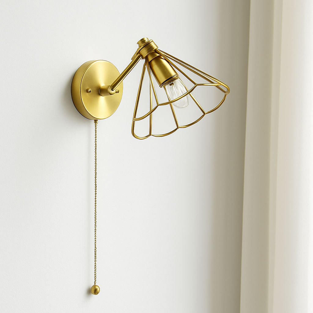 Applique murale moderne LED avec chaîne et interrupteur
