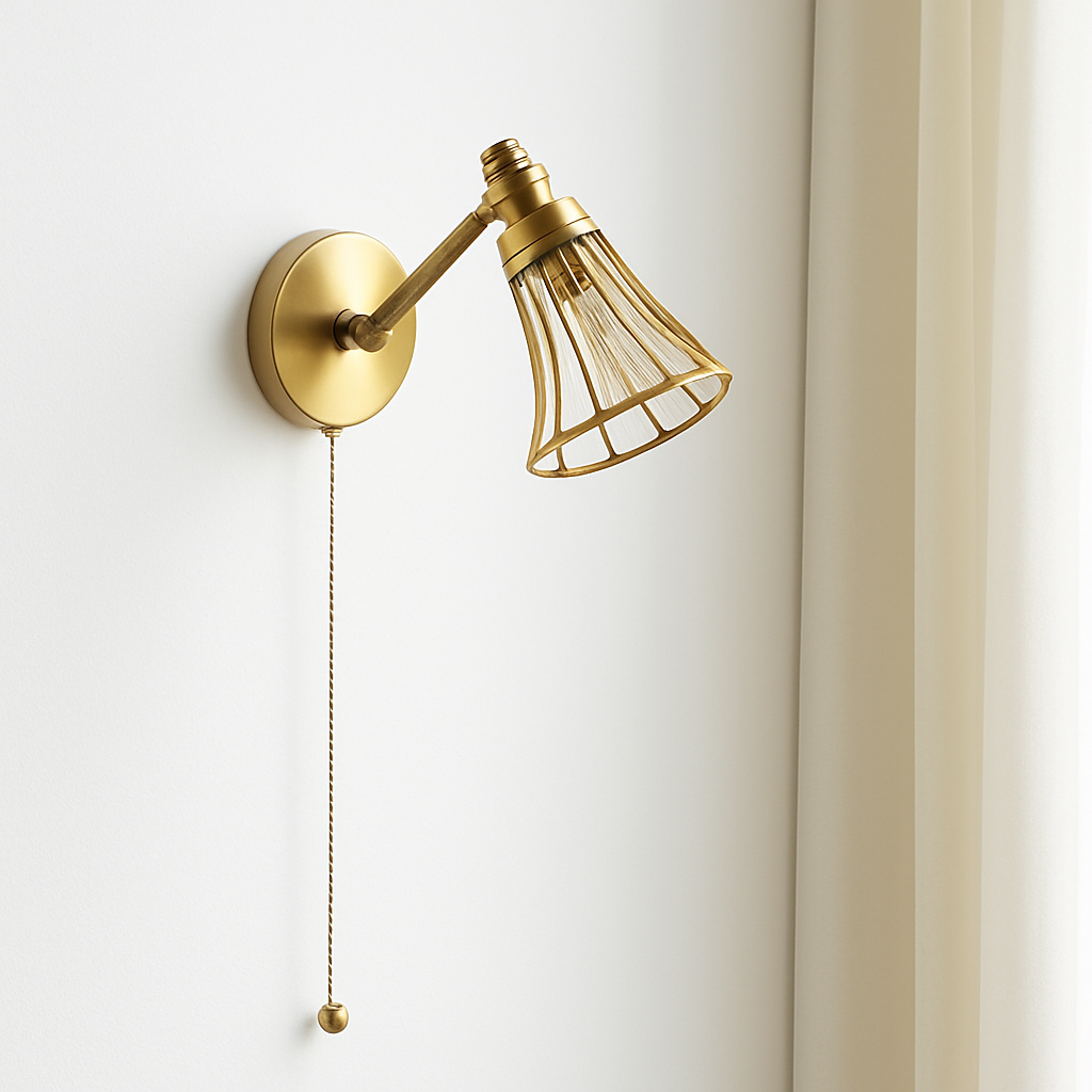 Applique murale moderne LED avec chaîne et interrupteur