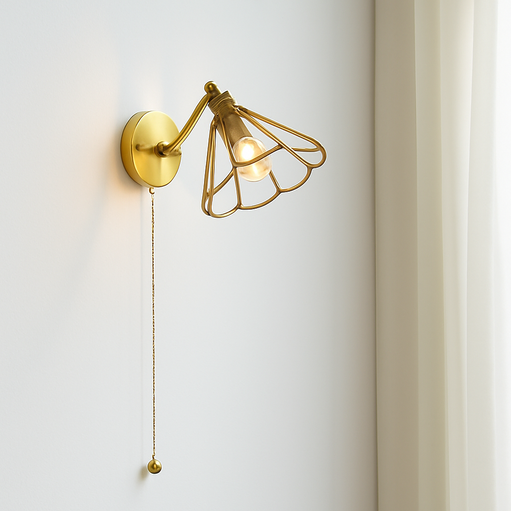 Applique murale moderne LED avec chaîne et interrupteur