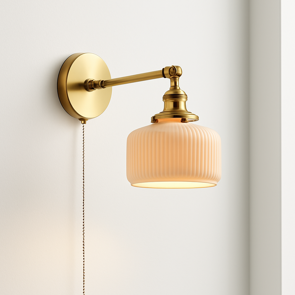 Applique murale moderne LED avec chaîne et interrupteur