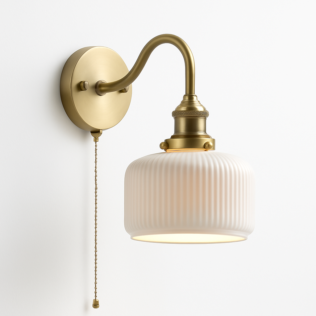 Applique murale moderne LED avec chaîne et interrupteur
