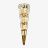 Applique murale moderne LED en forme conique en verre Doina