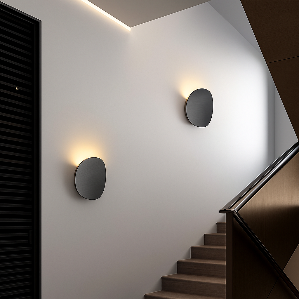 Applique murale moderne LED en forme de lune Moon