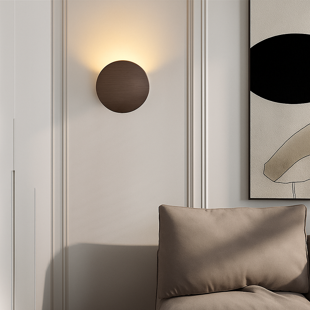 Applique murale moderne LED en forme de lune Moon