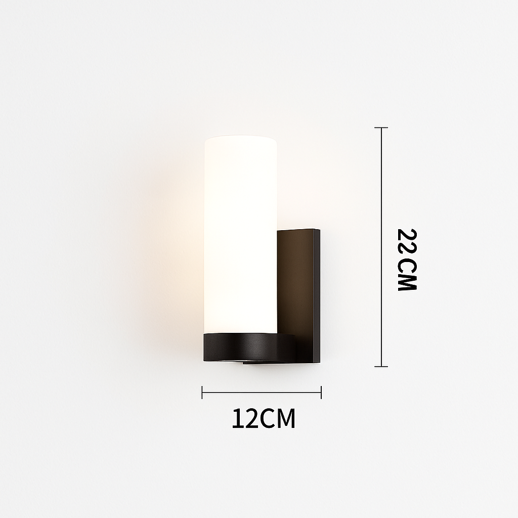 Applique murale moderne LED en verre Markle