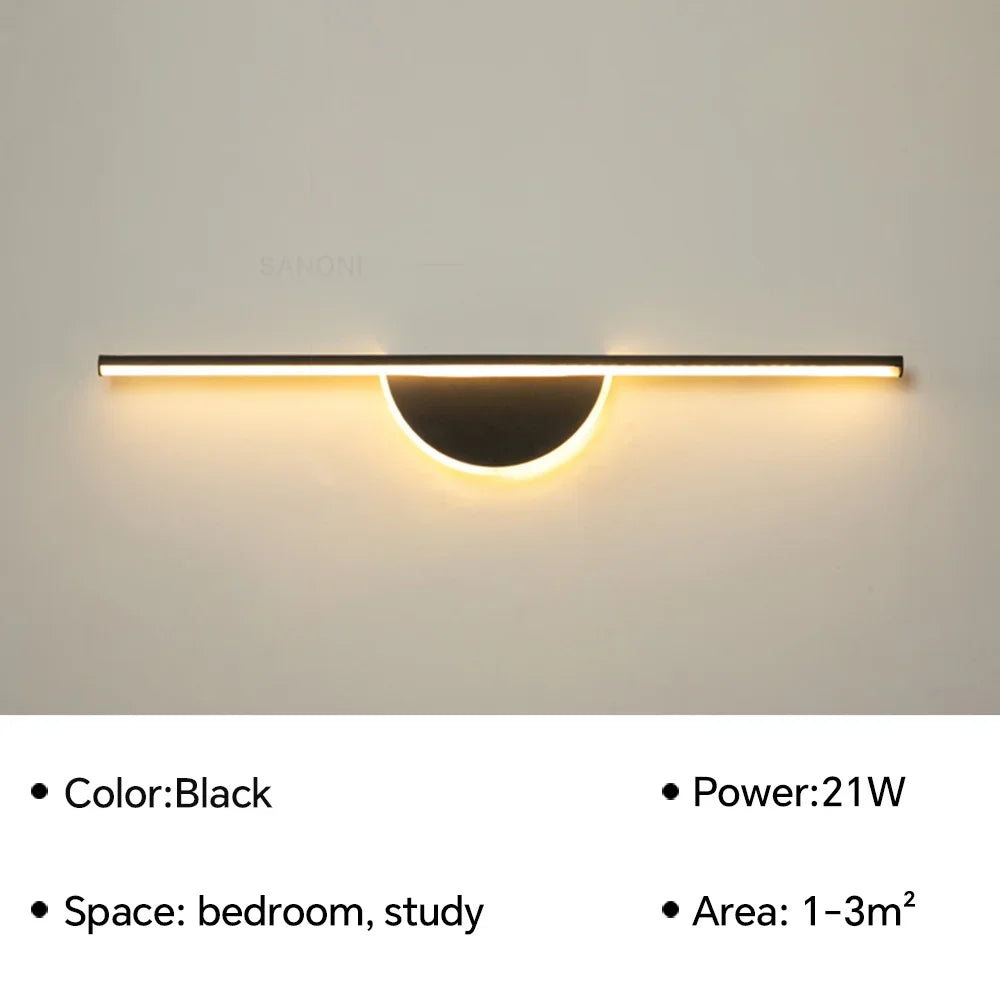 applique murale moderne à led pour décoration intérieure