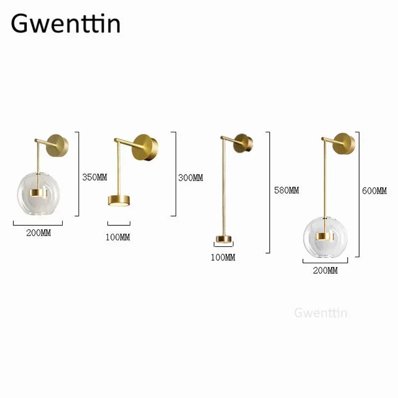 applique murale moderne à led pour décoration intérieure élégante