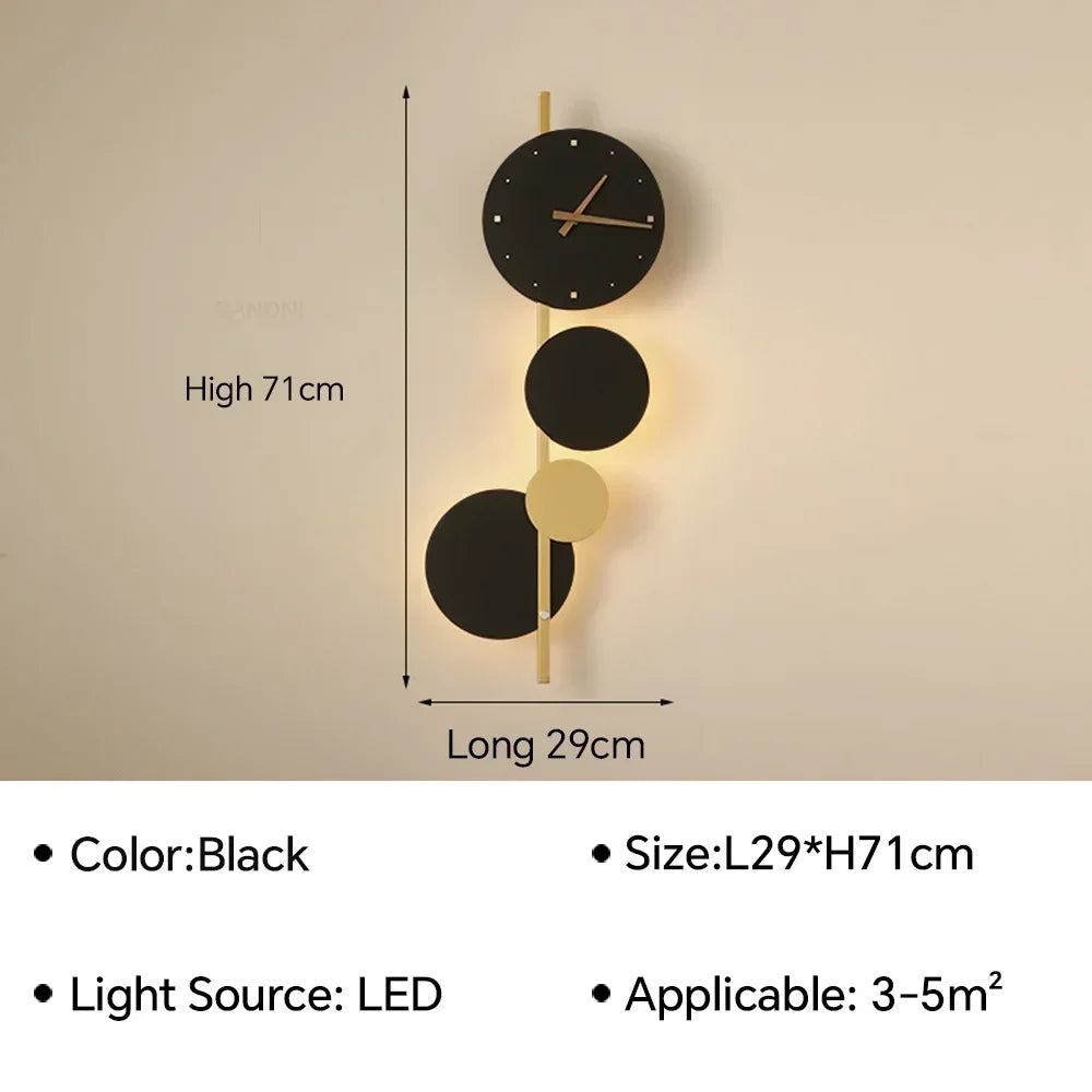 applique murale moderne à led pour décoration intérieure élégante