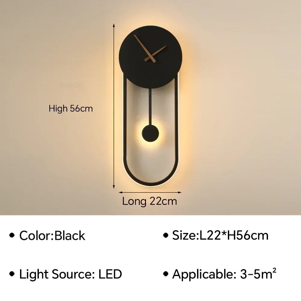 applique murale moderne à led pour décoration intérieure élégante