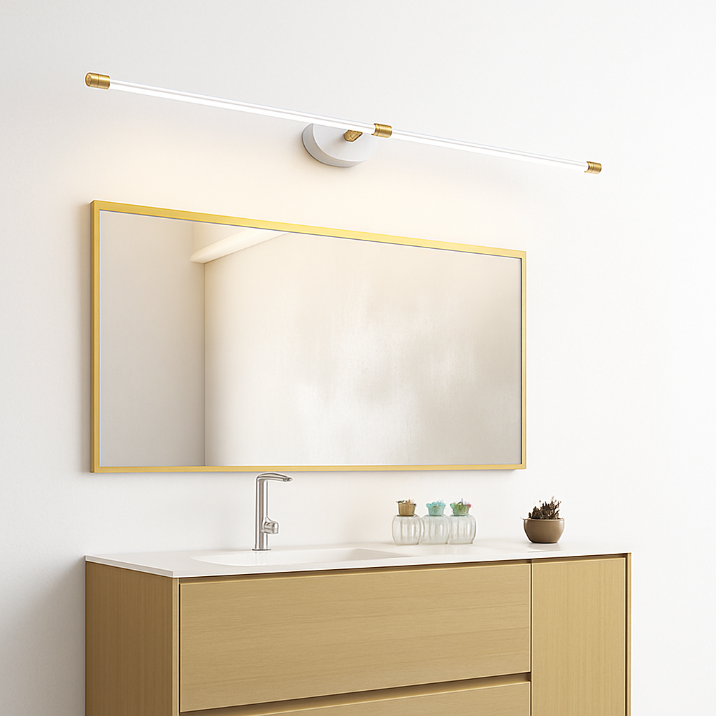 Applique murale moderne LED pour grand miroir Aleena