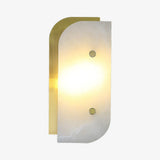 Applique murale moderne LED rectangulaire et marbrée Marena