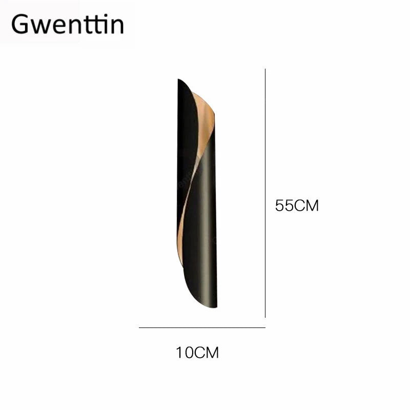 applique murale moderne milan calla avec éclairage led décoratif