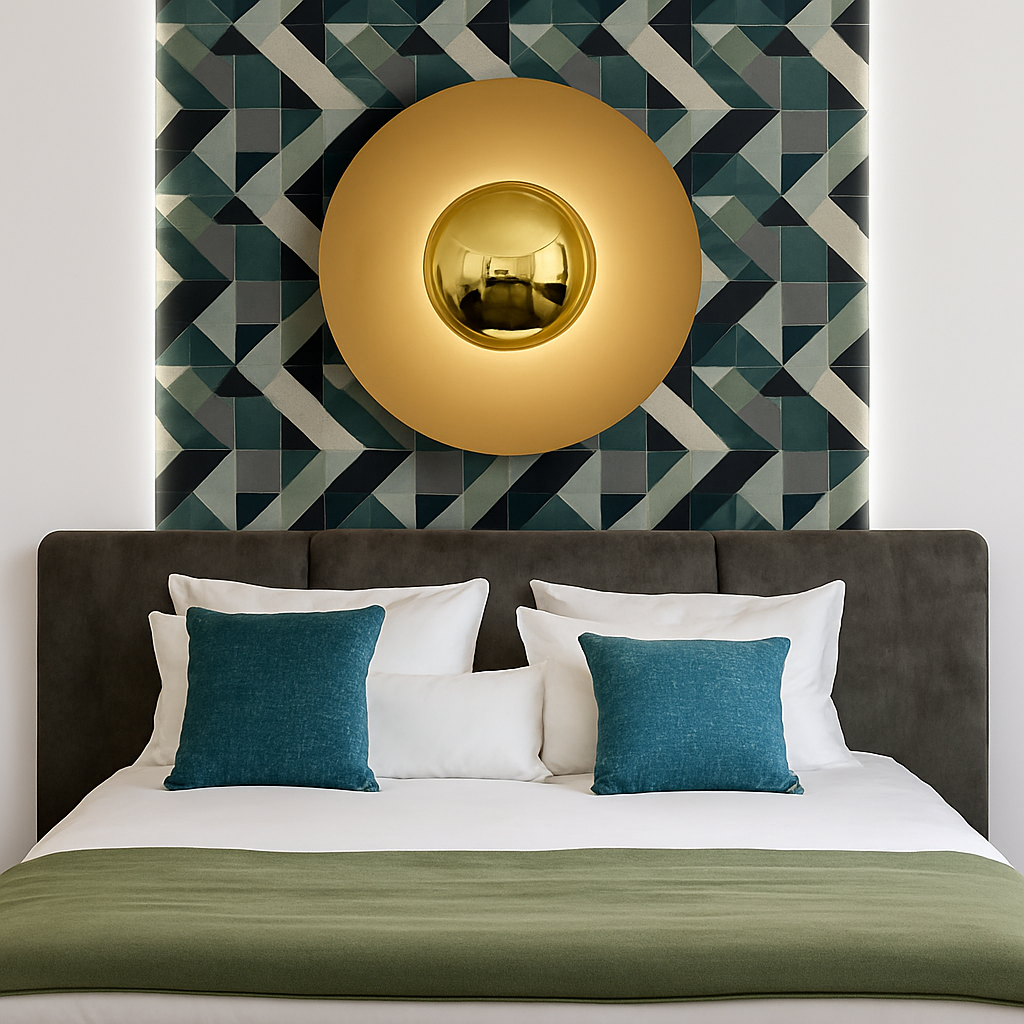 applique murale moderne ronde design loft nordique éclairage intérieur
