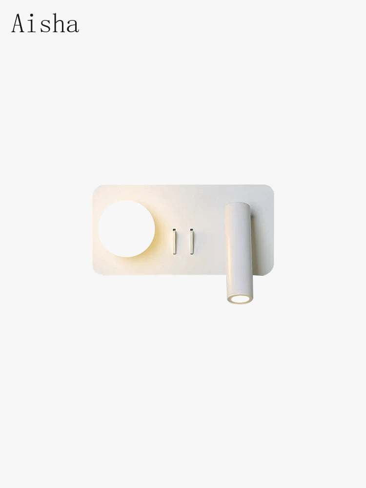 applique murale moderne rotative à led pour intérieur décoratif