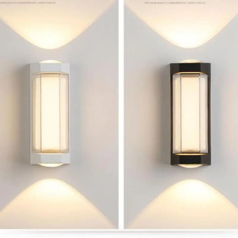 applique murale moderne étanche pour éclairage extérieur et intérieur