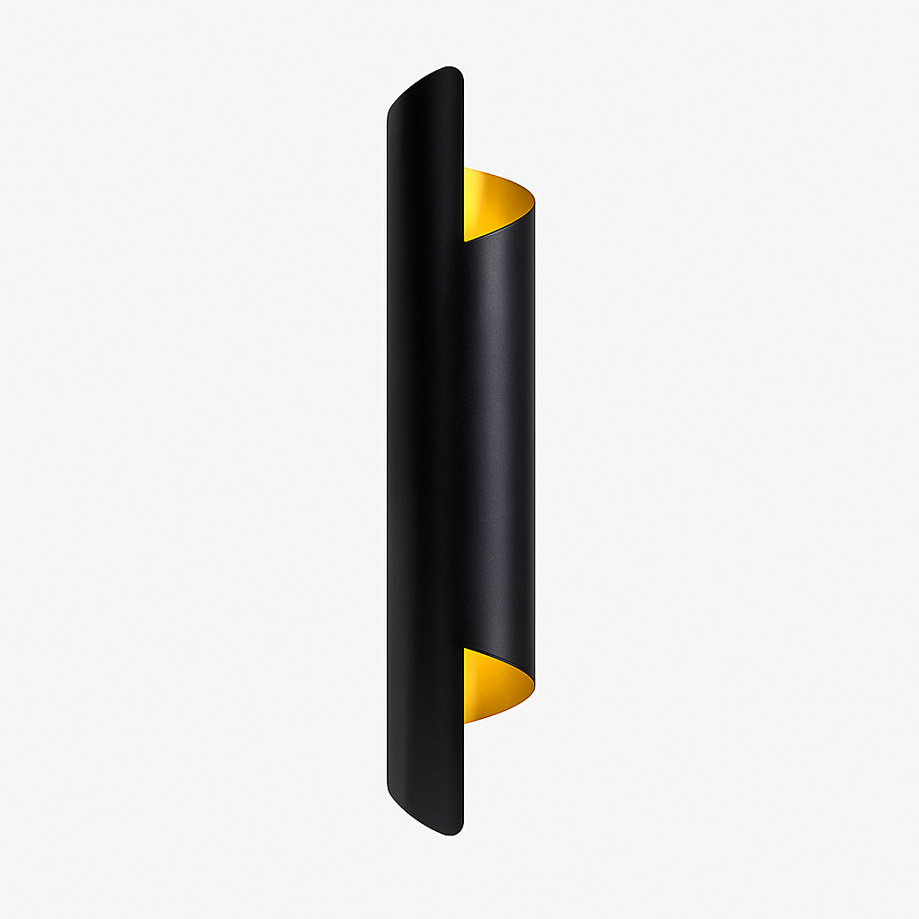 applique murale moderne tube rond pour intérieur élégant