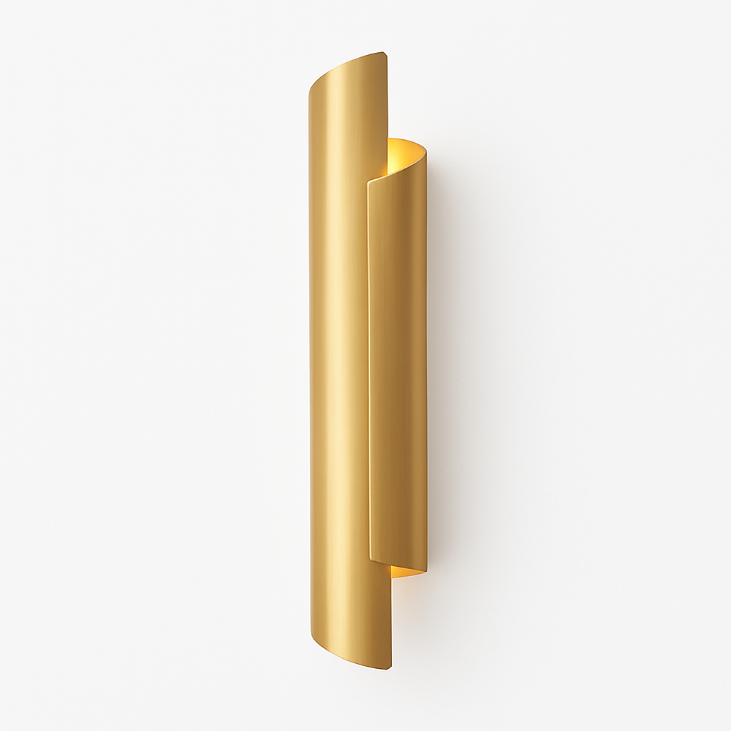 applique murale moderne tube rond pour intérieur élégant