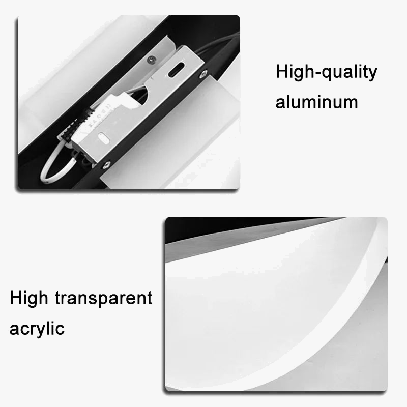 applique murale nordique led pour extérieur et intérieur