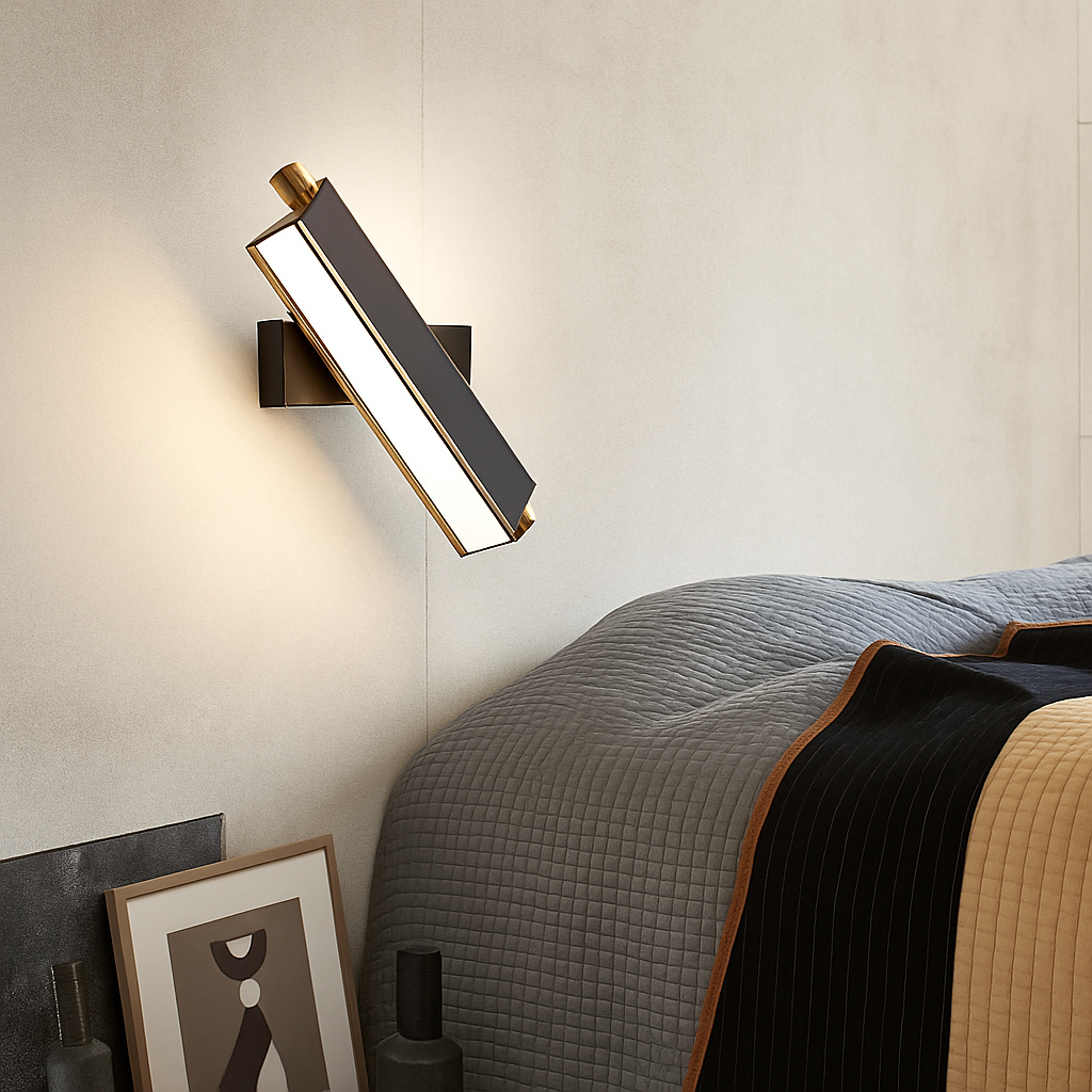 applique murale nordique led réglable pour salon moderne