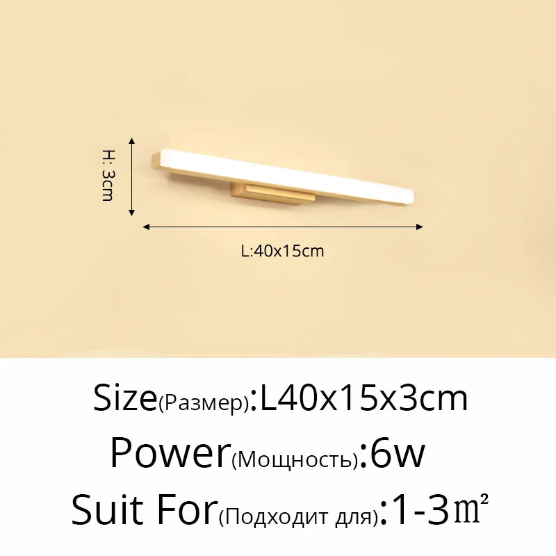 applique murale nordique moderne led créative en bois