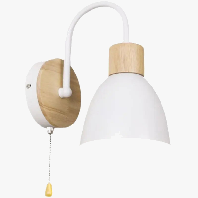 applique murale nordique moderne macaron avec interrupteur led