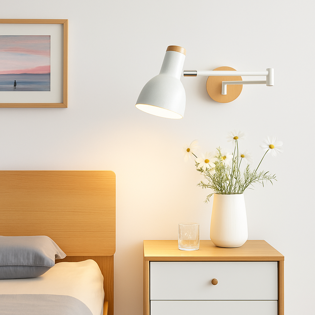 applique murale nordique pliable design pour lecture