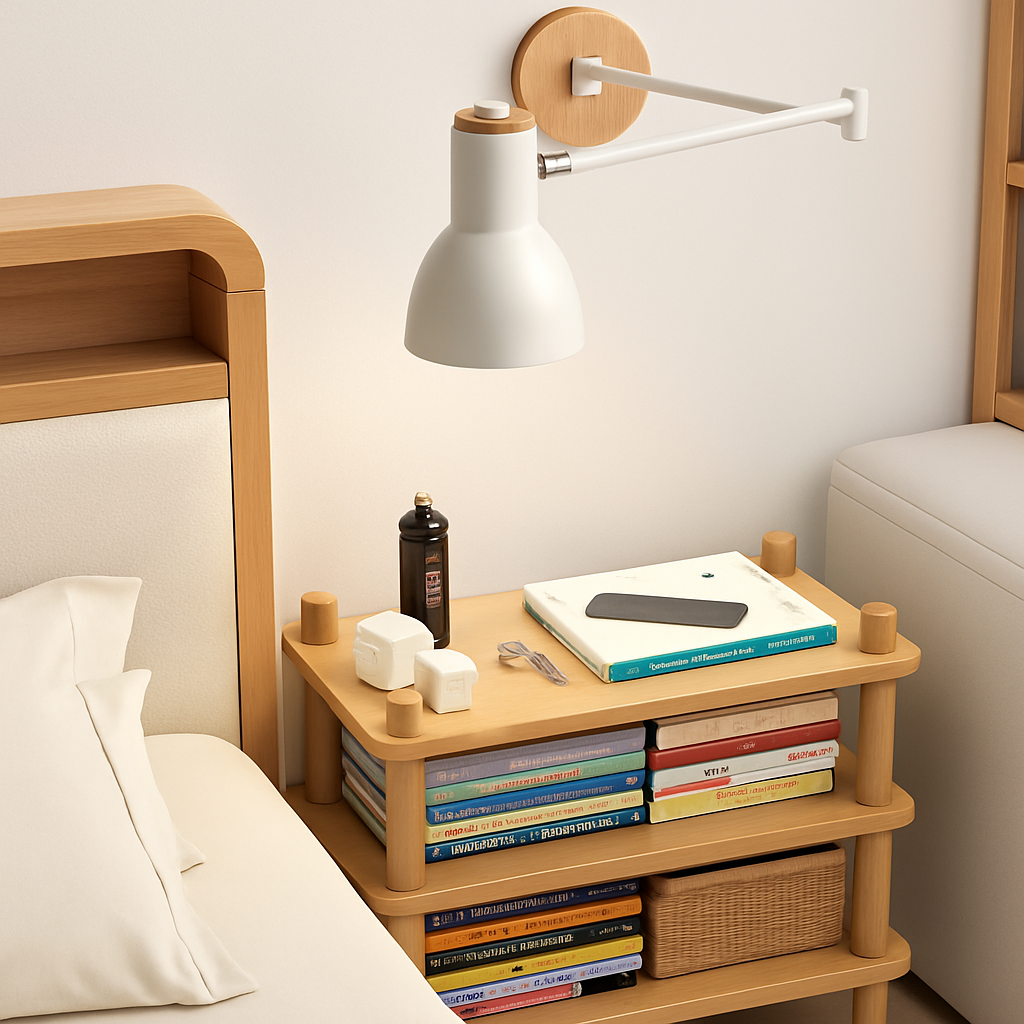 applique murale nordique pliable design pour lecture