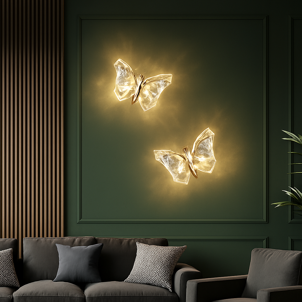 applique murale papillon design pour décoration intérieure moderne