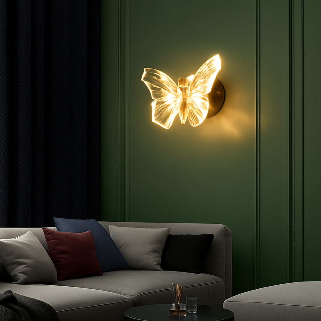applique murale papillon design pour décoration intérieure moderne