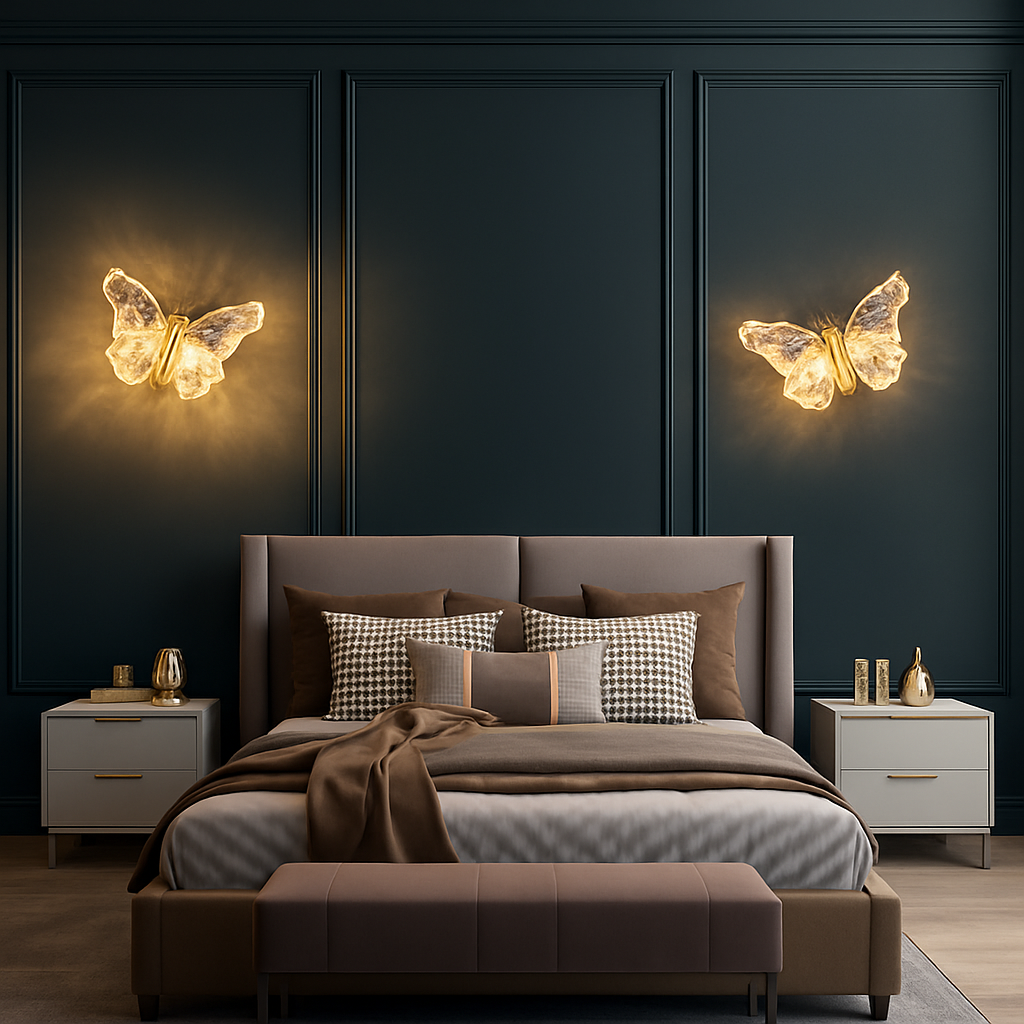applique murale papillon design pour décoration intérieure moderne