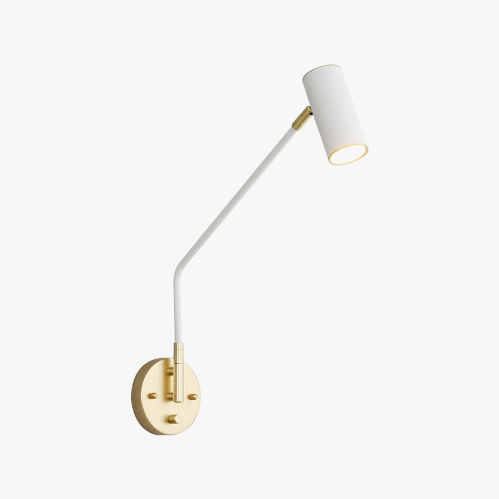 applique murale pivotante moderne avec variateur d'intensité décorative